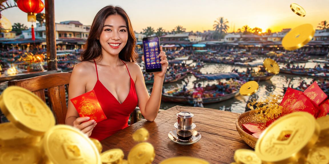 Phong bì đỏ may mắn và thưởng nạp lần đầu tại Cần Thơ trên nền tảng xsqn